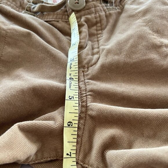 VTG Y2K Mossimo Supply Corduroy Cargo Pants Low Rise Tan Grunge 90s Baggy sz 9 - Picture 7 of 12